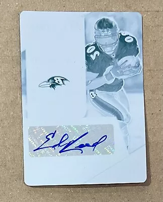 2018 Contenders Optic Cyan Plate ED REED Autograph 1/1 AUTO Baltimore Ravens • $124.99