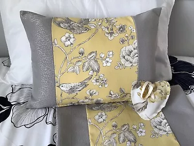 Pair Bolster Cushion Covers 20” X 14 Ins John Lewis Fabric( Covers Only) • £12