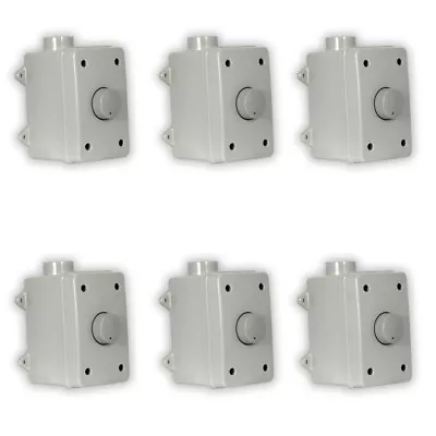 $208.99 • Buy Theater Solutions OVCDG Outdoor Volume Controls Gray Weatherproof 6 Piece Set