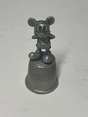 Mickey Mouse Pewter Thimble Disney • $10