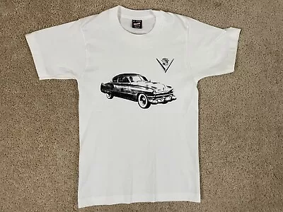 Vintage Fruit Of The Loom Best Shirt Mens Small Single Stitch USA Cadillac White • $20