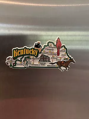 Kentucky Jumbo State Map Fridge Magnet • $6.99