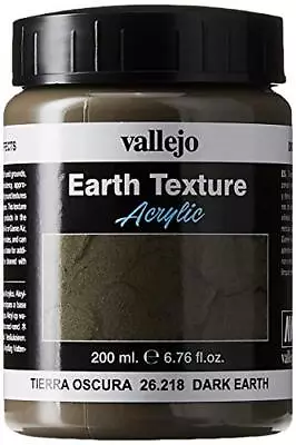 Vallejo Model Acrylic Color 200 Ml Stone Textures - Dark Earth • £11.63