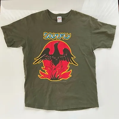 2000 Vintage Soulfly Back To The Primitive Music Band Metal Shirt Mens XL Y2K • $134.95