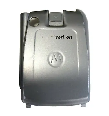 GENUINE Motorola E815 BATTERY COVER Door SILVER Cell Phone Back Panel • $4.70