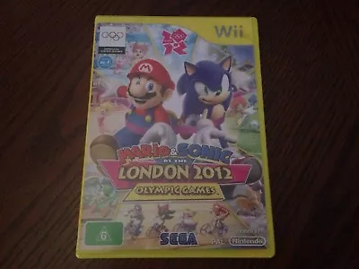 Wii Game Mario & Sonic At The London Olympic Games 2012 Complete Pal 🇦🇺 • $45