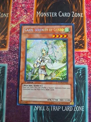 Yu-Gi-Oh! TCG Caam Serenity Of Gusto HA05-EN041 Secret Rare 1st Edition NM • $10