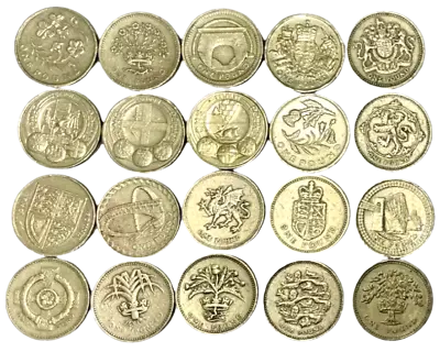 £1 One Pound Coin Capital Cities Set Rare Edinburgh Cardiff London Belfast • £12.50