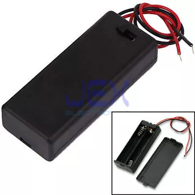 Twin/2X AAA DIY Battery Holder Case Box 3V With Power Switch & Bare Wire Ends • $1.99