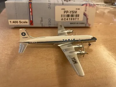 RARE Aeroclassics 1:400 Varig Brazil Airlines Douglas DC-6 PP-YSM FREE SHIPMENT • $90