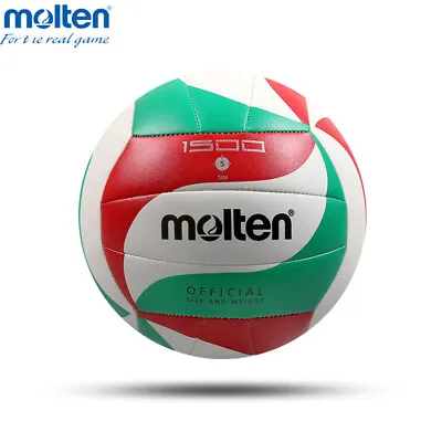 Outdoor Game Molten V5M1500 Volleyball Ball PU Leather Soft Touch Indoor Ball • $34.88