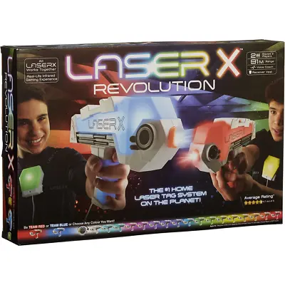£42.99 • Buy Laser Tag X Revolution Double Blasters 90 Metres Blast With Voice Coach Gaming