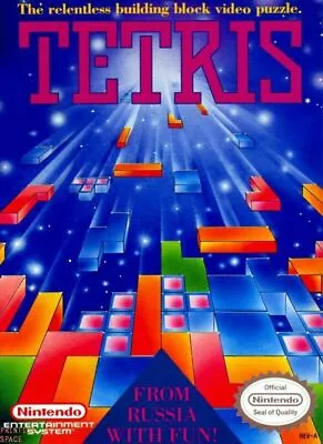 TETRIS Vintage Arcade Nintendo Atari Sega Poster  - POSTER 20x30 • $18.99