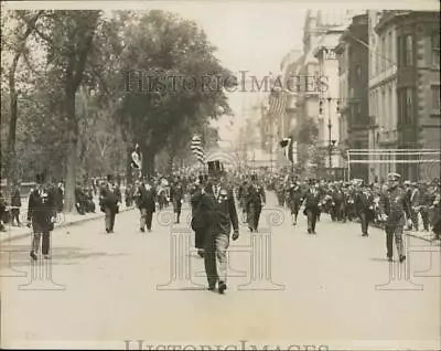 1923 Press Photo Mayor Hylan Leads Parade For Silver Jubilee In New York • $20.88