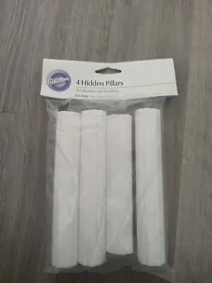 Hidden Cake Pillars 15.2cm 6in Pack Of 4 • £6.50