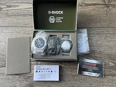 Casio G-Shock GAE-2100GC-7A -Snow Camouflage Limited Edition Watch Set EUC • $140