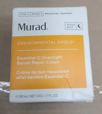 * Murad Essential-C Overnight Barrier Repair Cream 1.7 Oz Brand #3681 • $45.98