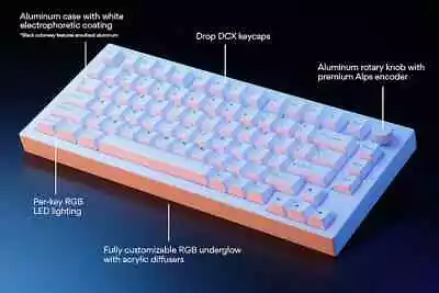 DROP SENSE75 Mechanical Keyboard In Polar Color Open Box • $149