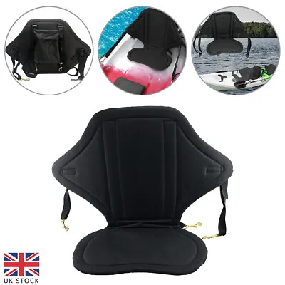 Adjustable Kayak Seat Sit On Top Canoe Backrest Support Cushion Safety UK • £13.99