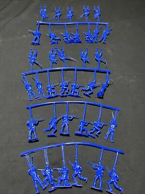 Original Mpc  Blue Soliders Playset Figures Lot Of 36 • $39.99