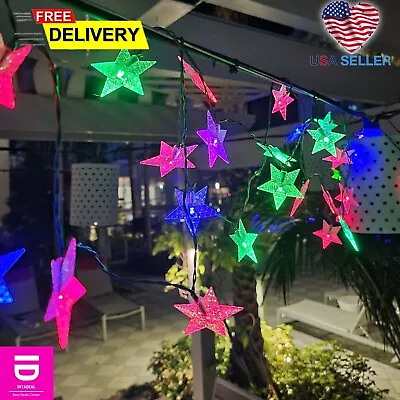 $9.99 • Buy 30 Led Light Strip Lights USB Window Hanging Party Xmas Christmas Decor Fairy