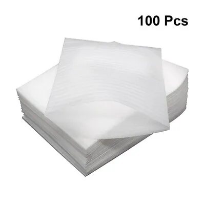 100pcs Packing Foam Pouches Wrap Cup Pouches Packing Paper Sheets For • £12.70