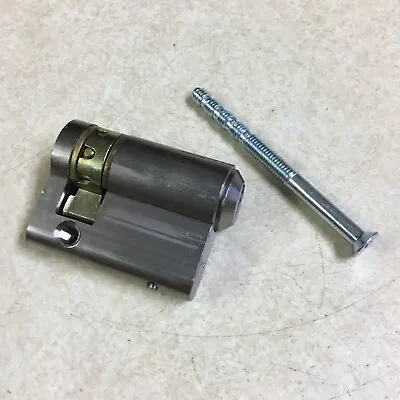 Assa Abloy Half Cylinder 6 Pins Euro Profile Cylinder Fixed Cam Lock - No Keys • $24.99