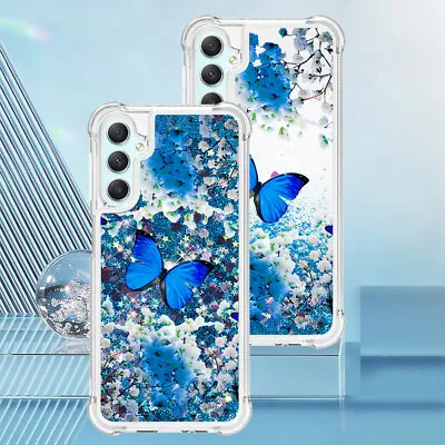 For Various Phone Quicksand Shockproof Luxury Glitter Butterfly Case Cover Back • $6.40