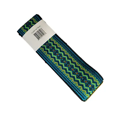 Cotton Belt For Women Electric Green  Guitar Strap  - By KF Clothing • $30