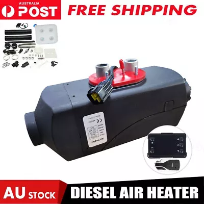 12V Diesel Heater 2KW Air Remote Control  Thermostat Caravan Motorhome 10L Tank • $119.89