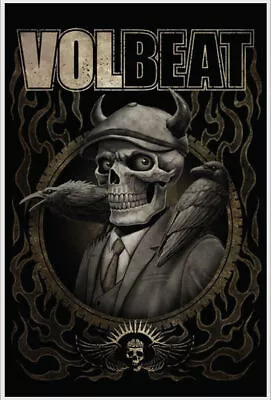 Volbeat Skeleton Poster 24.5  X 36.5  - Laminated • $20.49