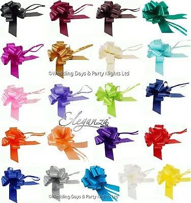 £1.69 • Buy Large 7  Pull Bow / 50mm Poly Ribbon Wedding Car Gift Party Decor Florist Hamper