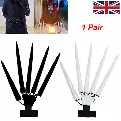 Halloween Articulated Fingers Hand Finger Extensions Cosplay Party Decoration UK • £12.29