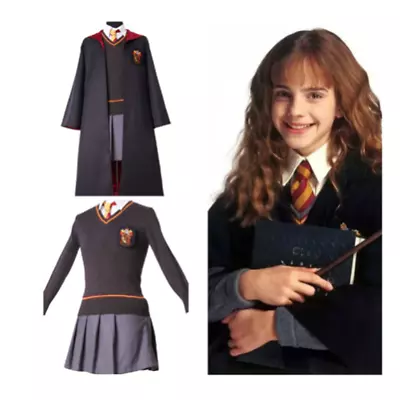 Cosplay Hermione Granger Gryffindor Uniform Kid's & Adult Costume • $24.64