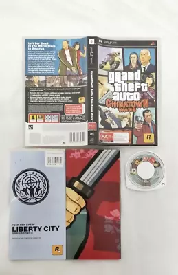 Playstation Portable PSP Game  GTA Grand Theft Auto Chinatown Wars CIB • $59.95