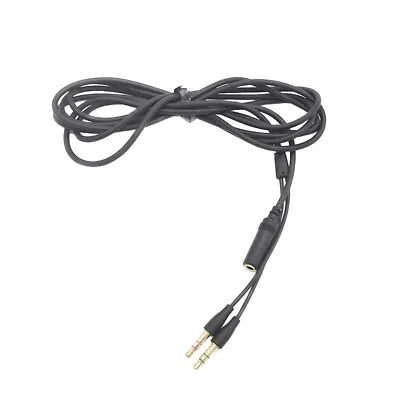  Razer Electra V2  Extension 3.5mm Cord Cable Wire To Two Device Black Original • $25.29