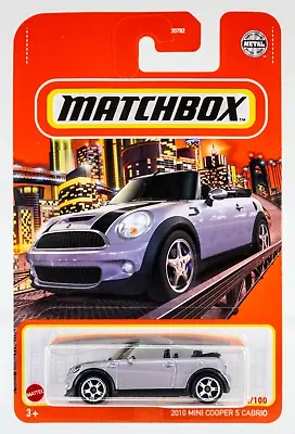 2021 Matchbox #52 2010 Mini Cooper S Cabrio PALE LAVENDER METALLIC | FSC • $1.99