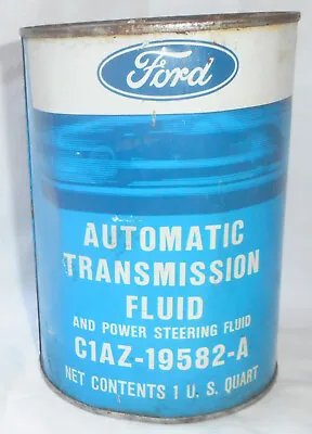 Vintage Ford Transmission Fluid Metal Can • $34.95