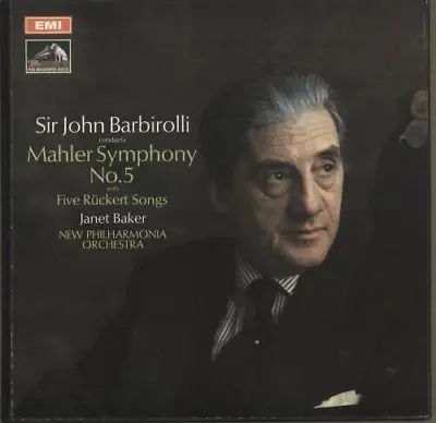 /Mahler Symphony No. 5 John Barbirolli Janet Baker EMI SLS 785 ASD 2518-9 Stereo • £36