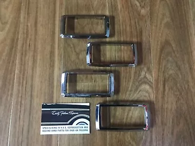 New Ford Falcon Chrome Inner Door Handle Surround Kit XA XB GS Fairlane ZF ZG • $57