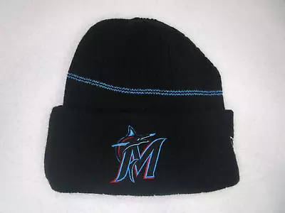 Miami Marlins NEWERA Thermal Beanie Black/Blue - OSFA • $27.99