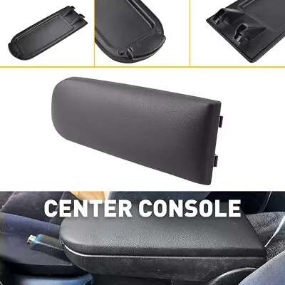 For VW Jetta Beetle 1999-2005 Leather Console Armrest Center Cover Lid Black NEW • $15.19