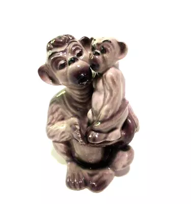 Vintage Chimpanzee Monkey Mom & Baby Salt & Pepper Shakers CERAMIC ARTS STUDIO • $20.25