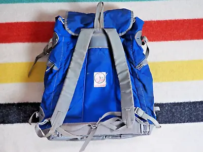 VTG 60s 70s Sacs Millet Le Sherpa BONATTI Messner Blue Frame Hiking Backpack • $149.95