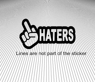 2x FHATERS JDM Vinyl Decals JDMAUDI VW FUNNY TURBO Car Stickers  • $2.47