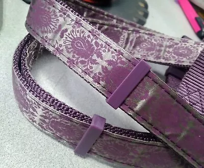 TOP PAW Adjustable Dog Harness- Purple/Silver • $8.99