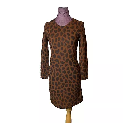 3.1 Phillip Lim Sz M Animal Print Merino Wool Dress • $124.99