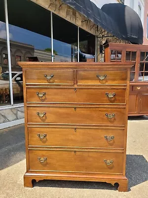 Grand Mahogany Chest Of Drawers Crafted By Craftique 20th Century • $1036