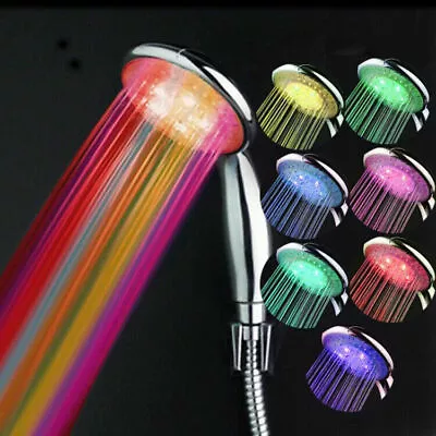 $7.73 • Buy Fast Shipping 1 PC 7 Colors Changing LED Shower Head For Household Hot Sale