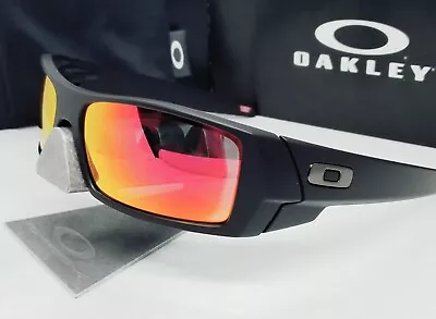 Custom OAKLEY Matte Black GASCAN + Fire (aftermarket) POLARIZED Sunglasses NEW! • $79.99